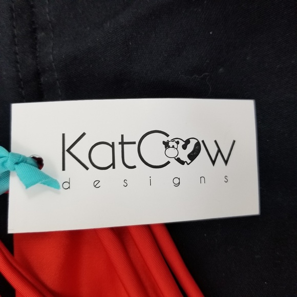 Kat Cow Designs Bikini New Top and Bottom Size Xl - Picture 7 of 8